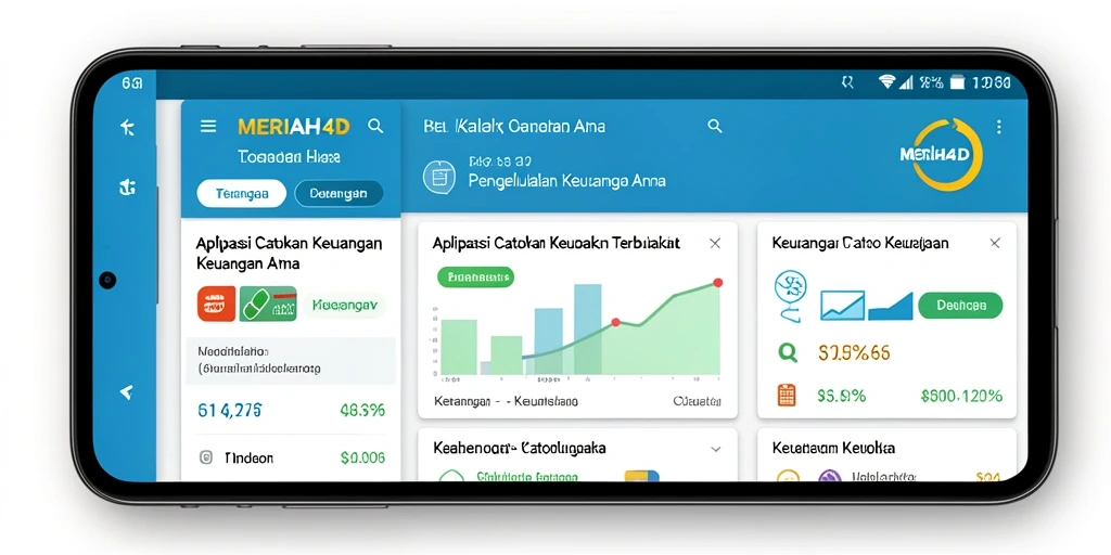 Antarmuka aplikasi MERIAH4D untuk catatan keuangan yang mudah digunakan.