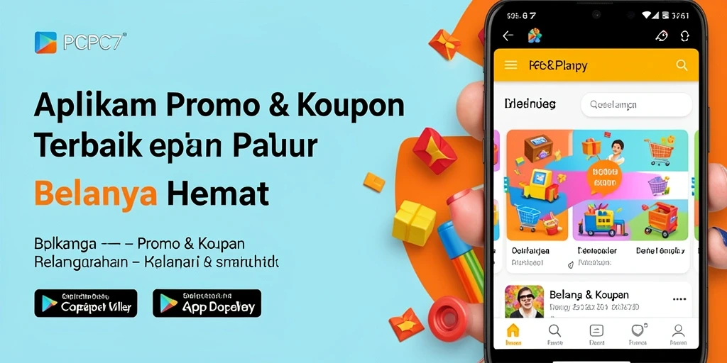 Tampilan antarmuka PCPC7 dengan berbagai promo menarik.