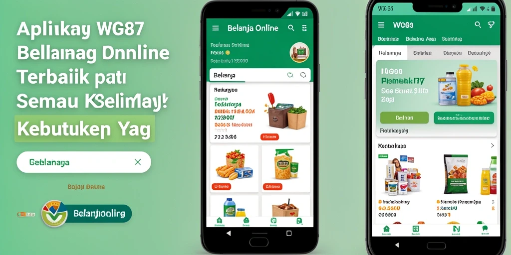 Tampilan antarmuka WG87 yang menarik dan fungsional untuk belanja online.